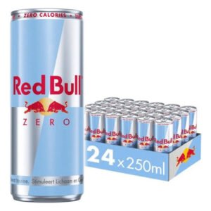 Red Bull Energy Drink Sem Açúcar – Pack Com 24 Latas De 250ml